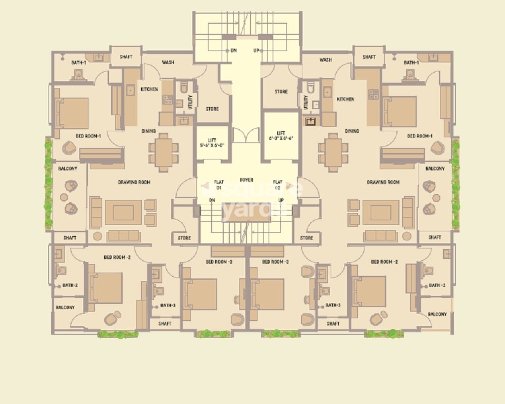 Akshat Anugrah Floor Plans