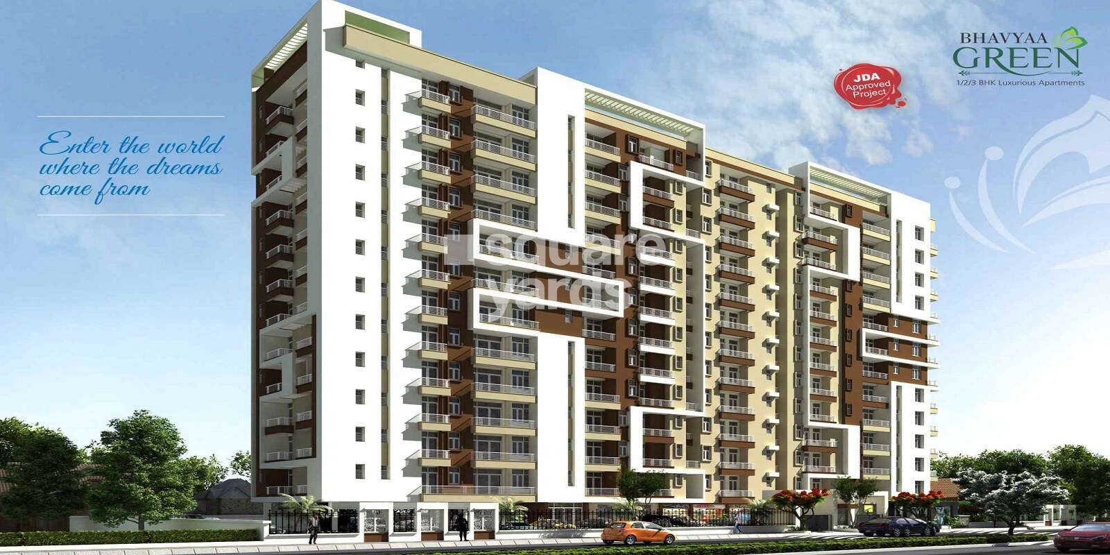 Aradhana Bhavyaa Green residential project in Ramnagariya