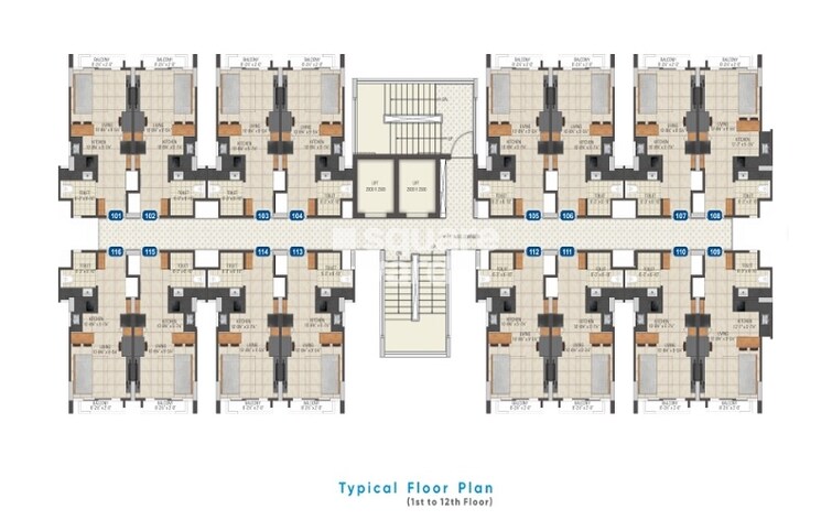 Ashadeep Rainbow Apartment Floor Plans 1