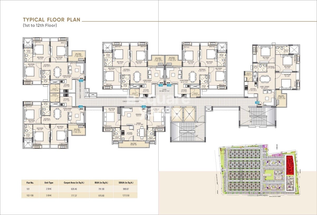 Ashadeep Rainbow Apartment Floor Plans 3