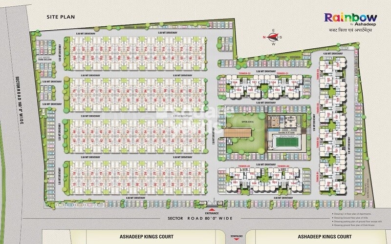 Ashadeep Rainbow Apartment Master Plan Image