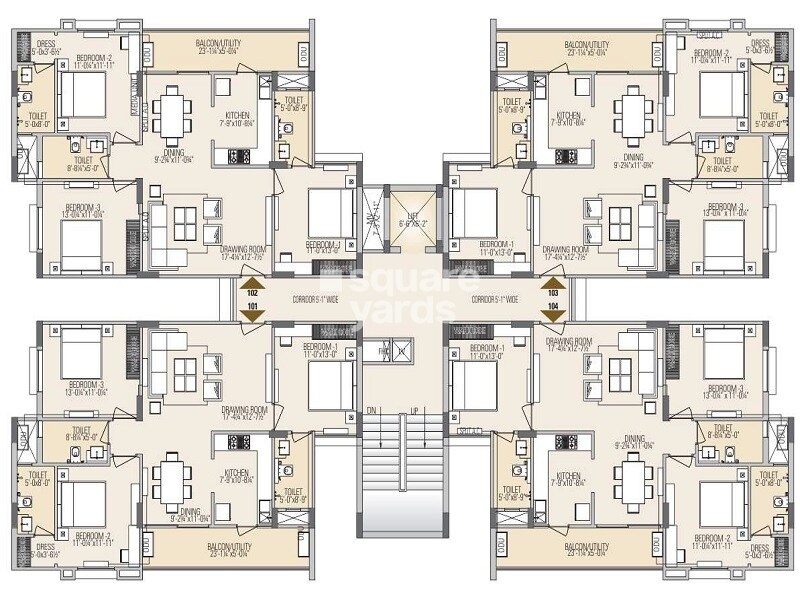 Ashadeep Vedanta Floor Plans 2
