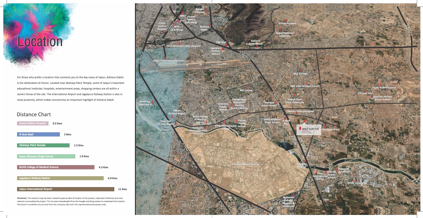 Ashiana Daksh Phase 1 Location Image