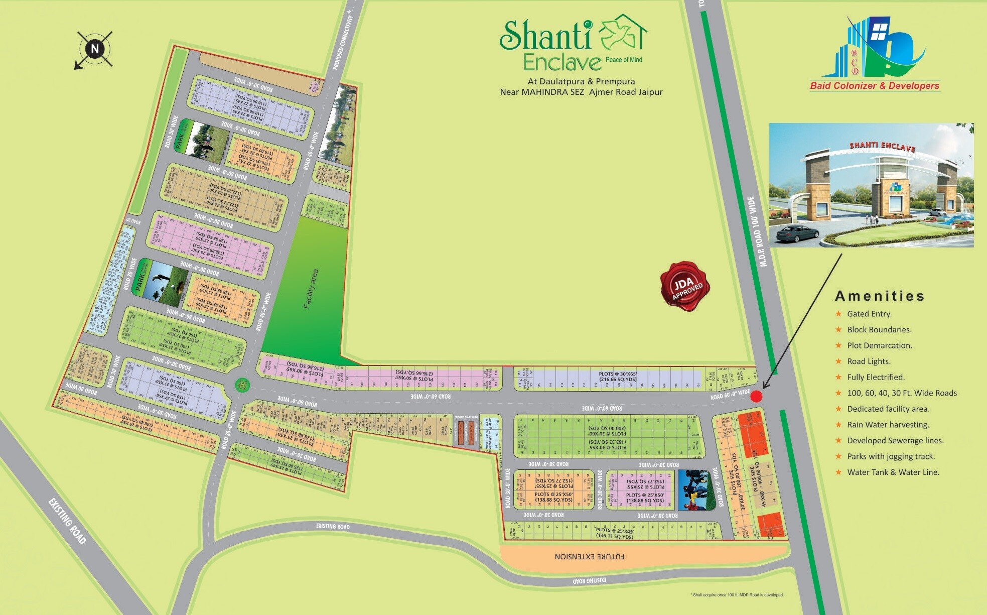 BCD Shanti Enclave Master Plan 1