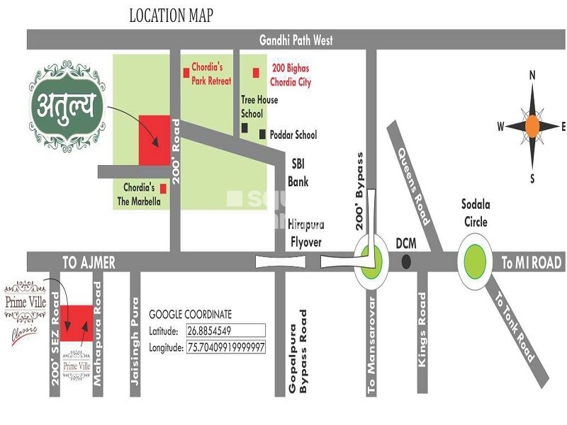 Chordias Atulya Location Image