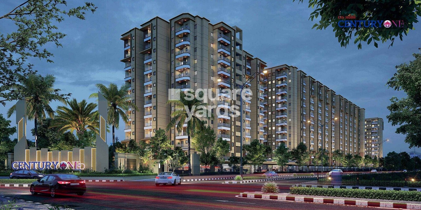 City Home Century One residential project in Theekariya