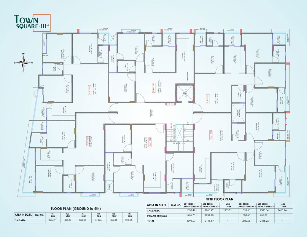 CM Town Square III And IV Floor Plans