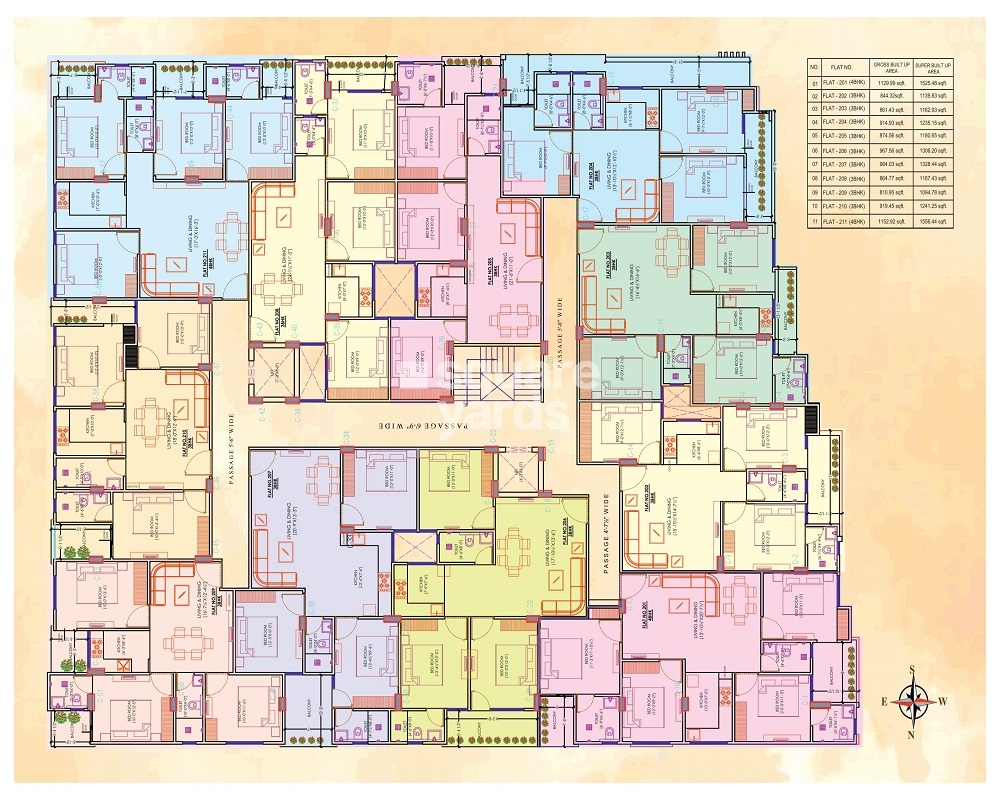 Consol Raghunandan Heights Floor Plans