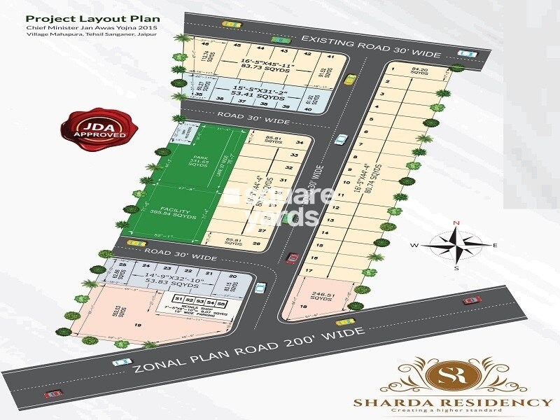 DefineD Sharda Residency Master Plan Image