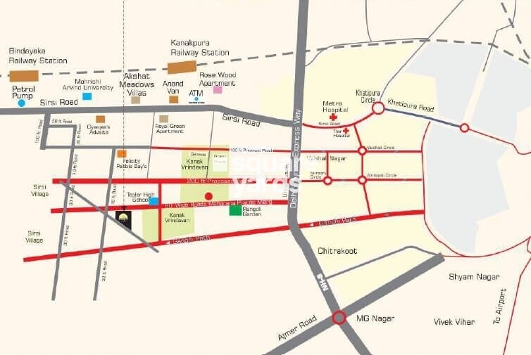 Dhanuka Sunshine Aditya Location Image