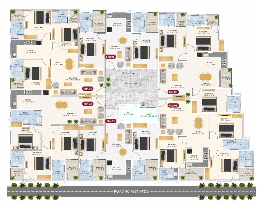 Elegant Gaurav Floor Plans