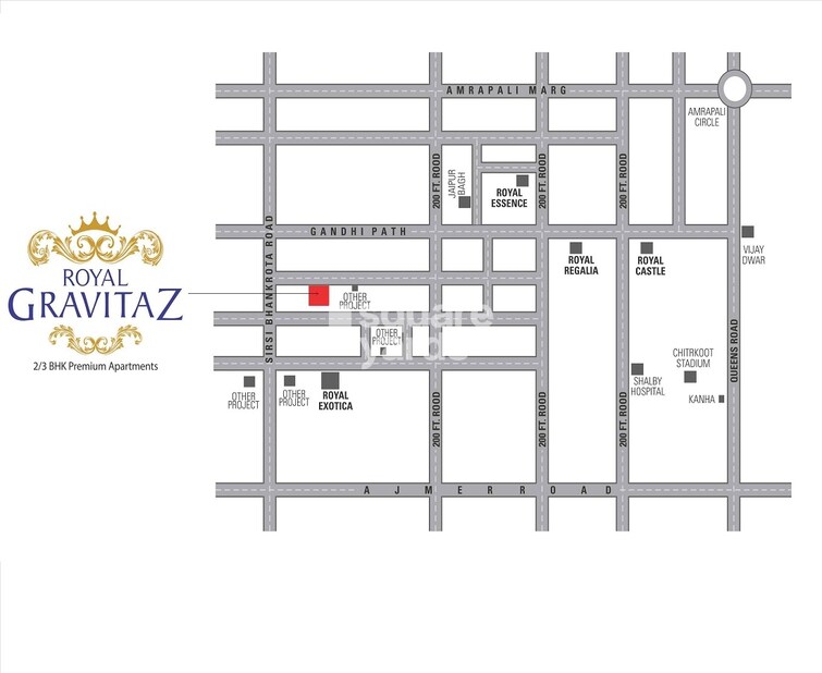 Ganga Royal Gravitaz Location Image