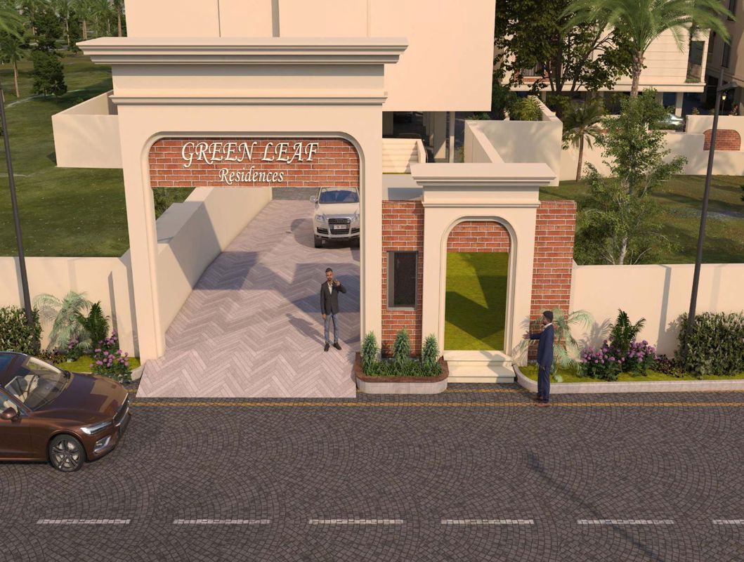 Rukmaa Green Leaf Residences Entrance View