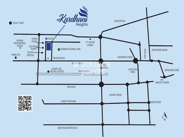 Guman Kardhani Heights Location Image