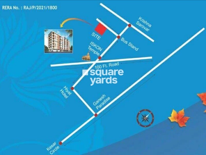 Highfly Jagdamba Apartments Location Image