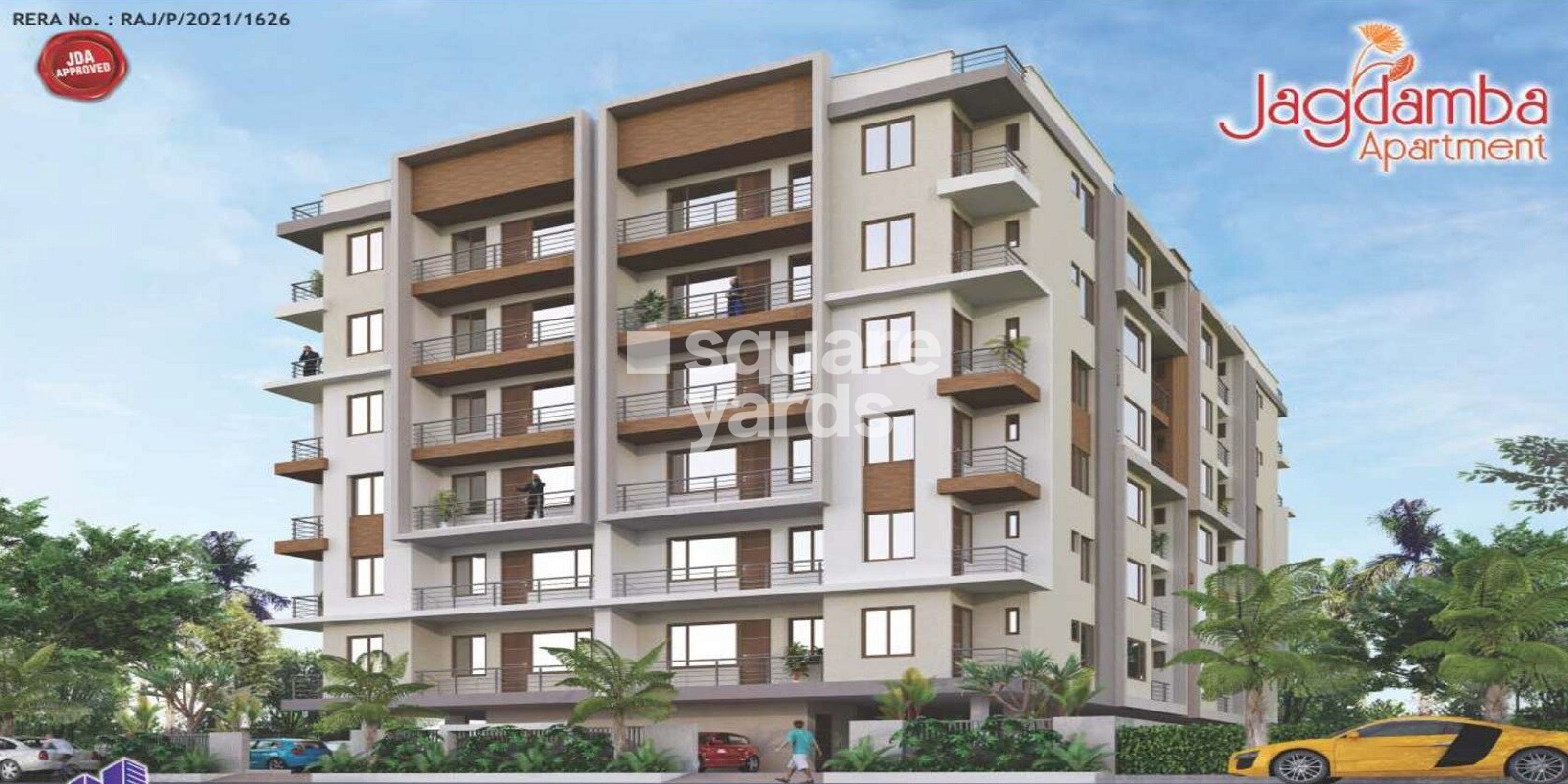 Jagdamba Apartments Mansarovar residential project in Dadu Dayal Nagar