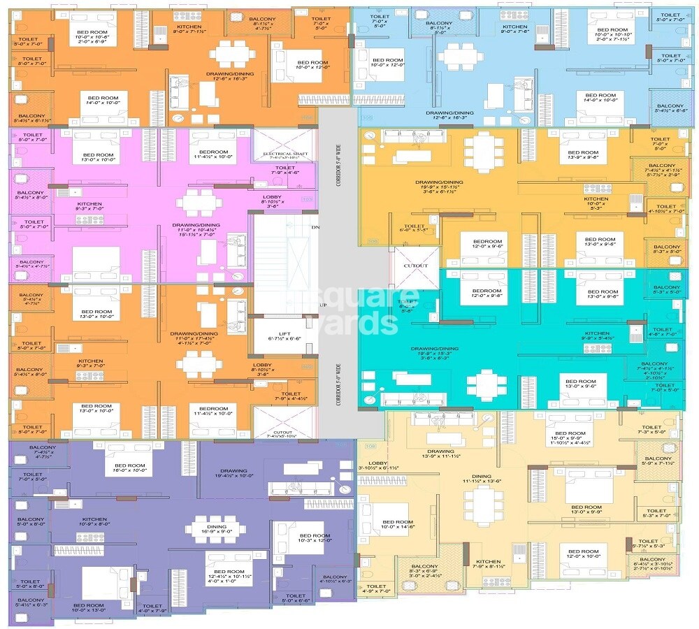 JVJ Skyline Floor Plans
