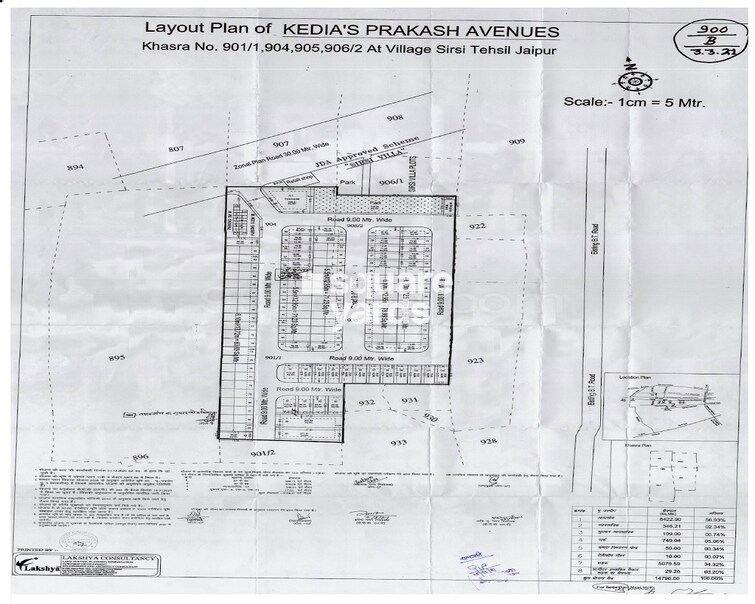 Kedias Prakash Avenues Master Plan Image