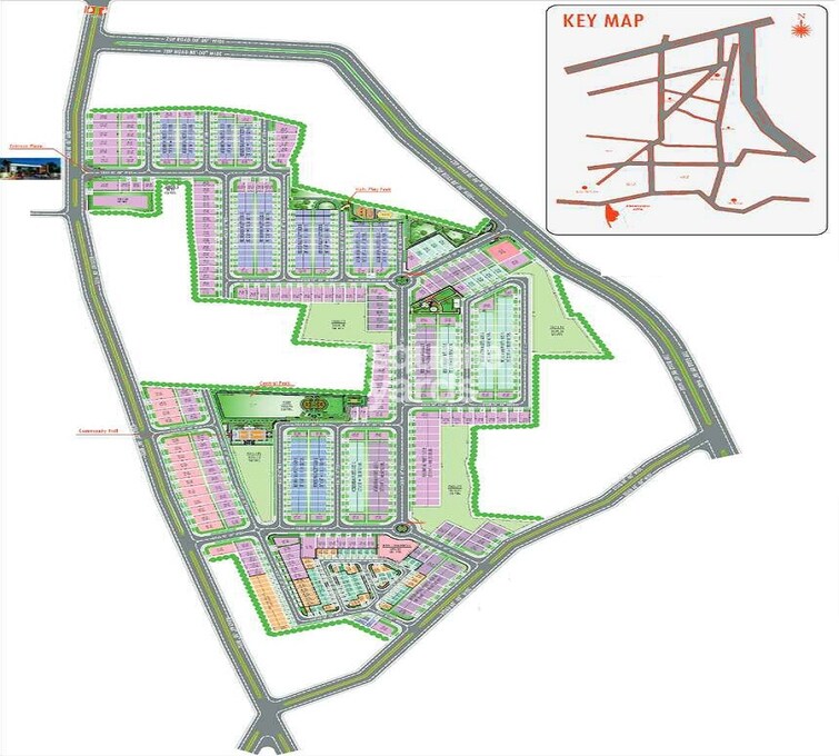 Keshvam Homeland Pratham Master Plan Image