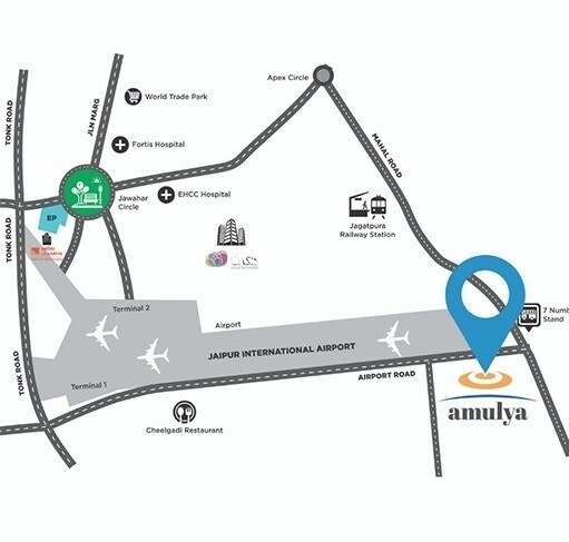 KGK Realty Amulya Location Image