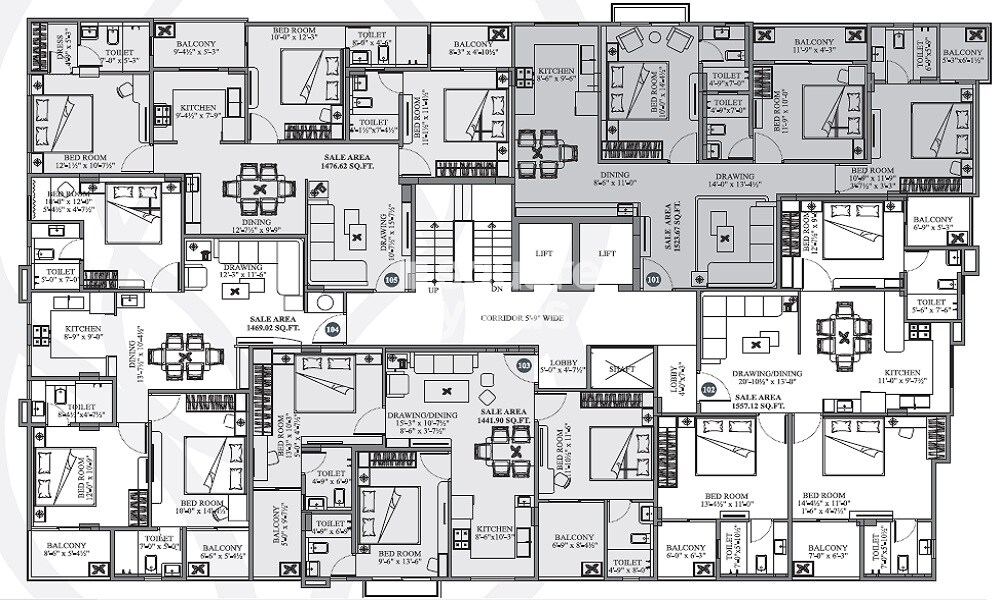 Kohinoor Celesta Floor Plans