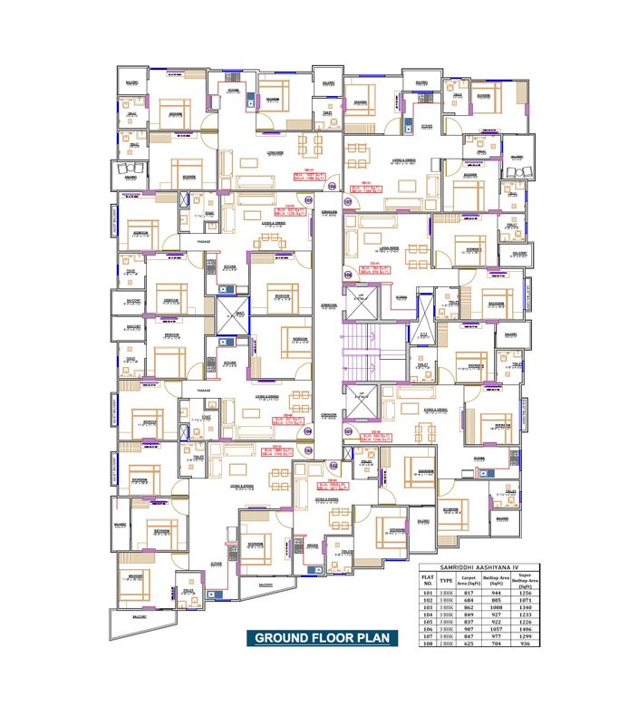 Mahadev Samriddhi Aashiyana Floor Plans