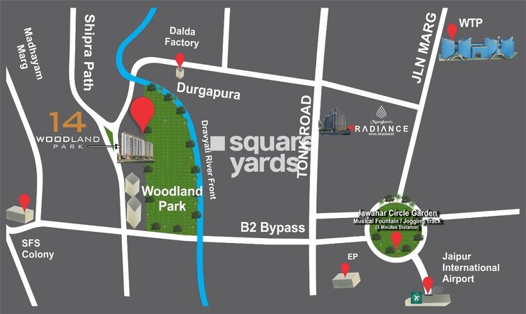 Manglam 14 Woodland Park Location Image