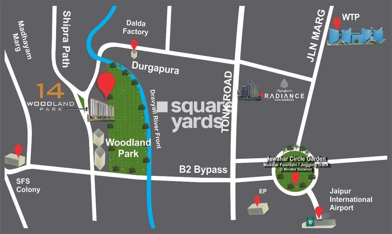 Manglam 14 Woodland Park Location Image