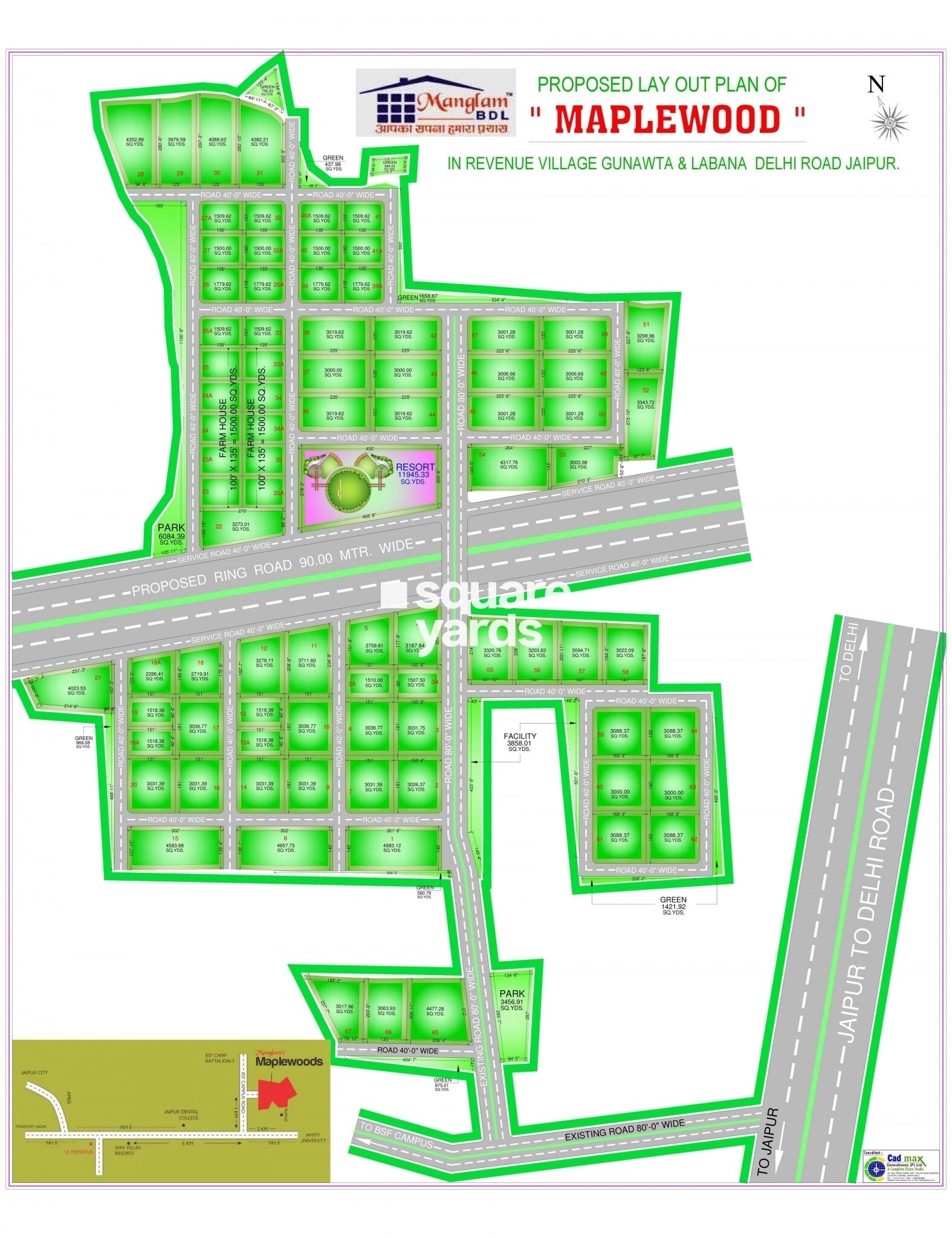 Manglam Maplewoods Master Plan 1