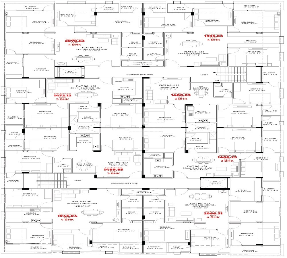MRG Altura II Floor Plans
