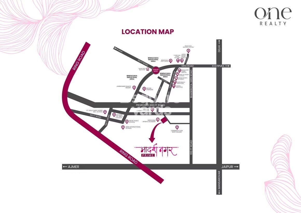 One Adarsh Nagar Prime Location Image