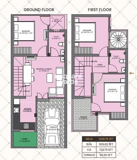 One Realty Nakshatra Floor Plans 3