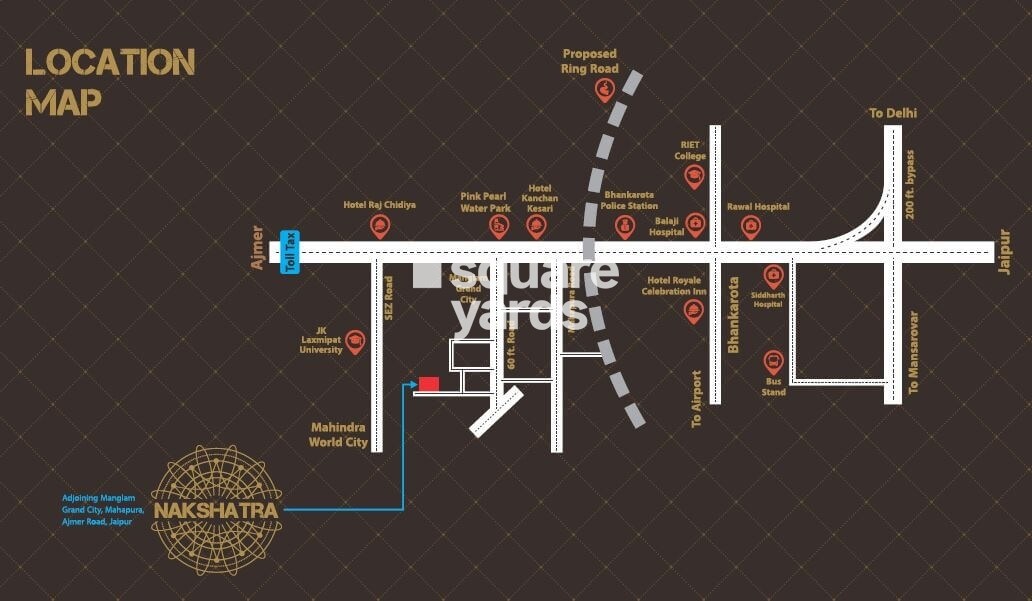 One Realty Nakshatra Location Image