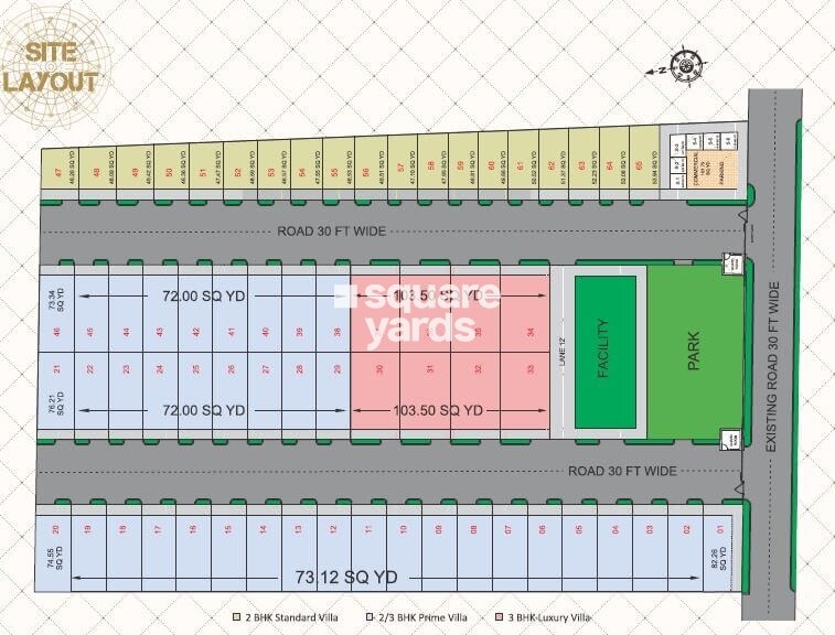 One Realty Nakshatra Master Plan Image