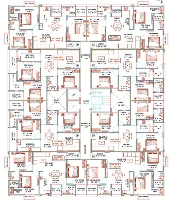 Opulent Arya Shine Floor Plans