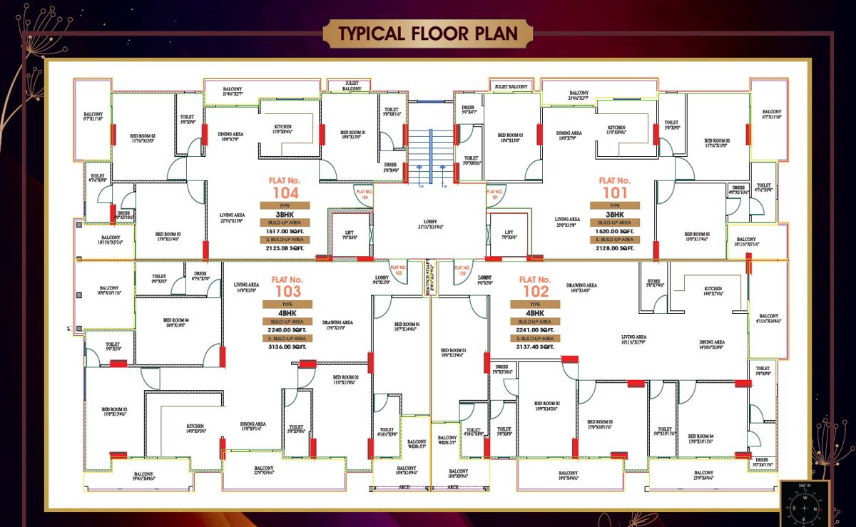 Parth Aangan Floor Plans