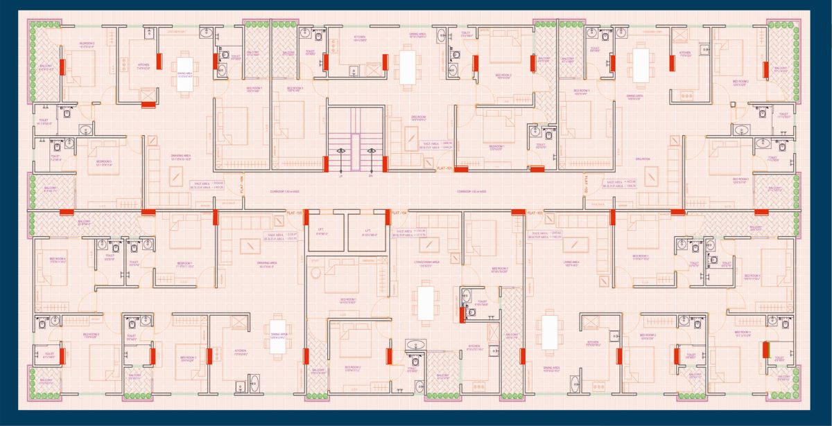 Parth Crystal Floor Plans