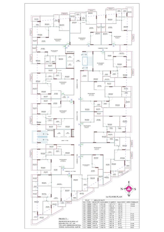 Parth Heights Floor Plans