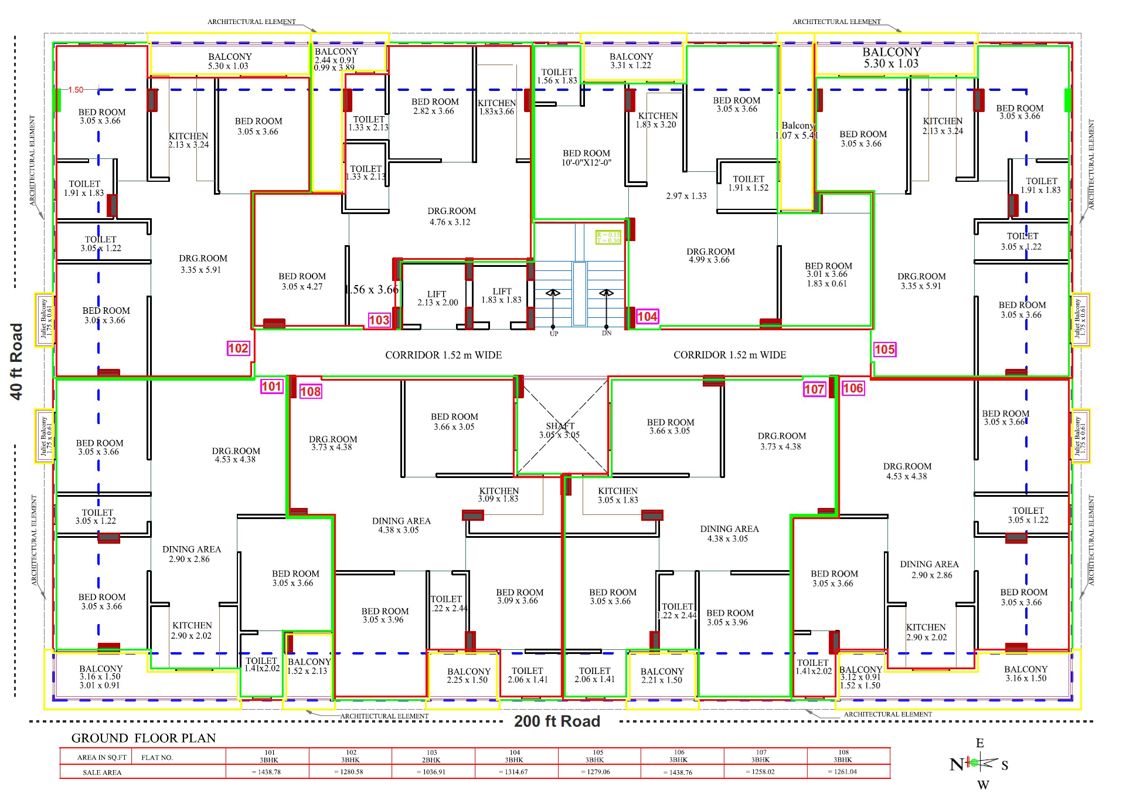Parth Pacific Floor Plans