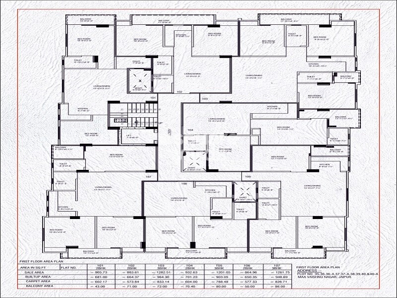 Parth Planet Floor Plans