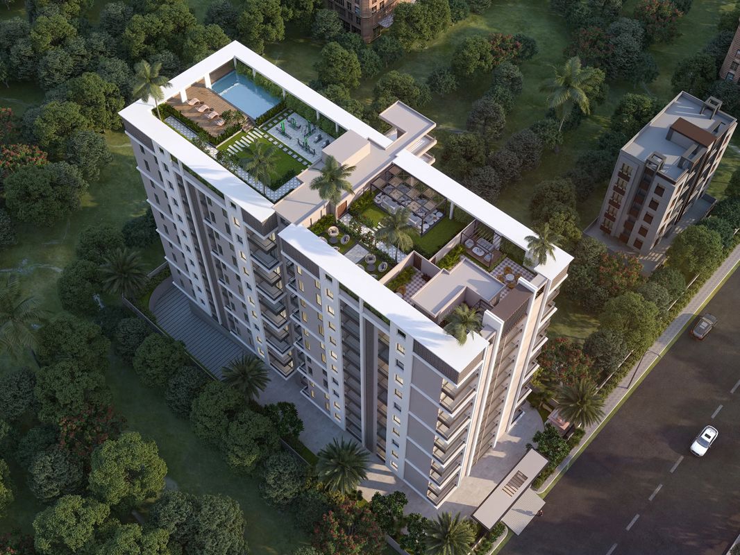 Pinkcity Palms Tower View