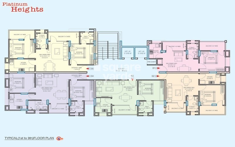 Platinum Heights Vaishali Nagar Floor Plans 3