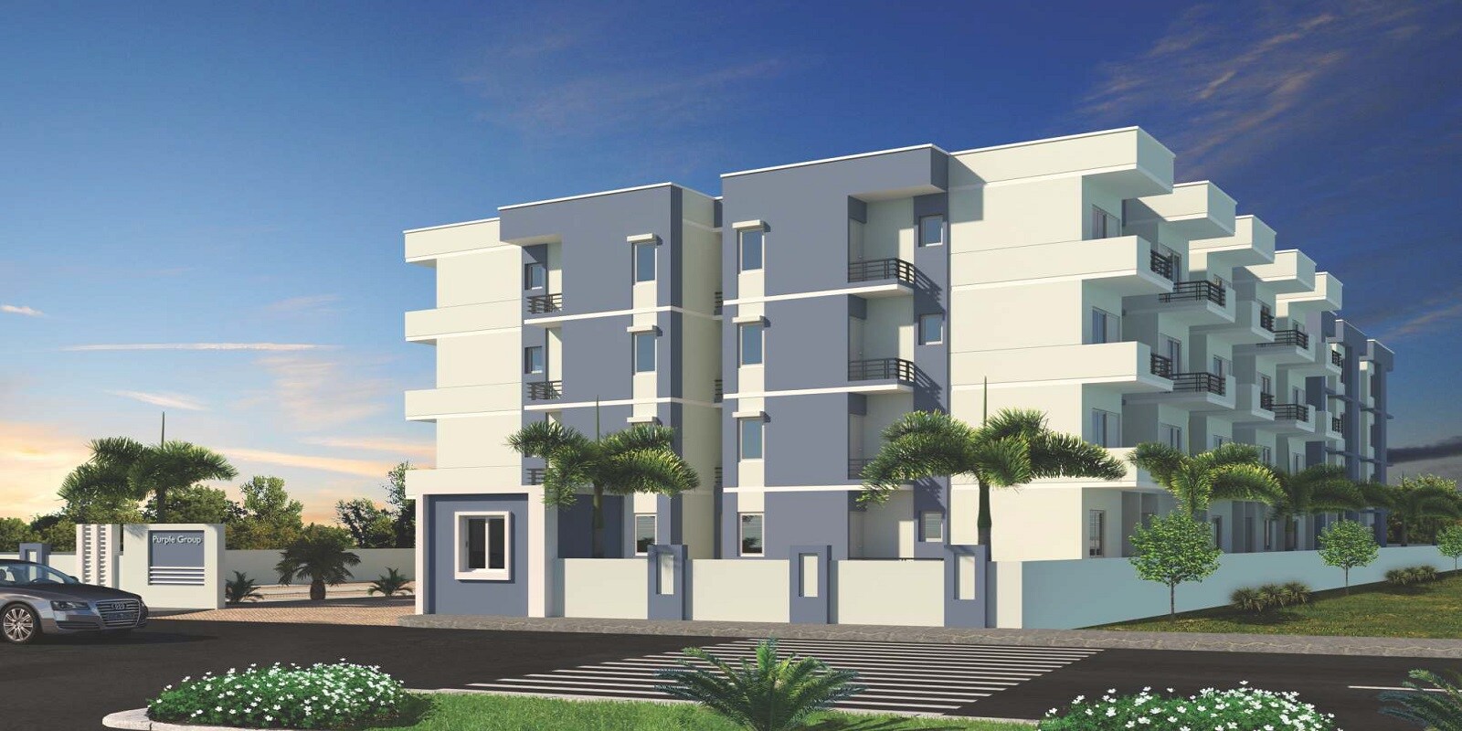 Purple Aamod residential project in Balawala