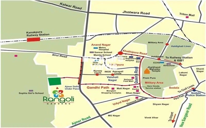 Rangoli Gardens Location Image