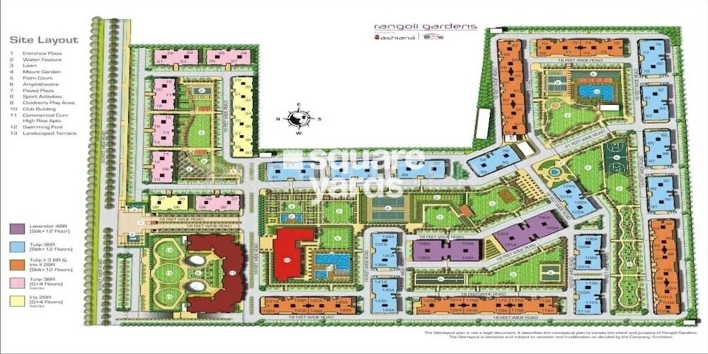 Rangoli Gardens Master Plan Image
