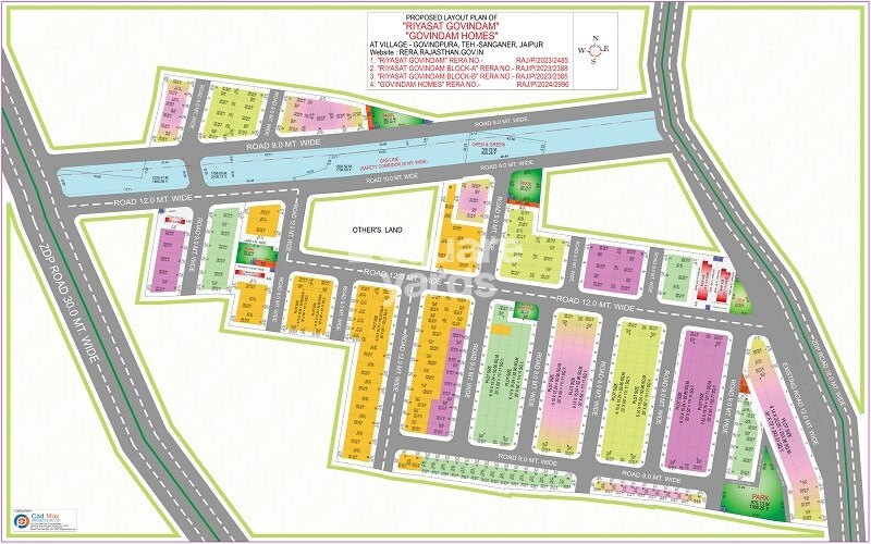 Riyasat Govindam Homes Master Plan Image