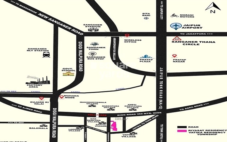 Riyasat Vatika Residency Location Image