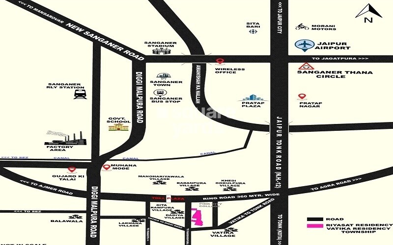 Riyasat Vatika Residency Location Image