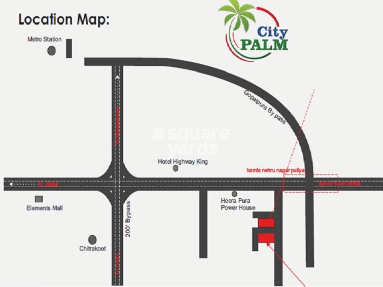 RK City Palm Location Image