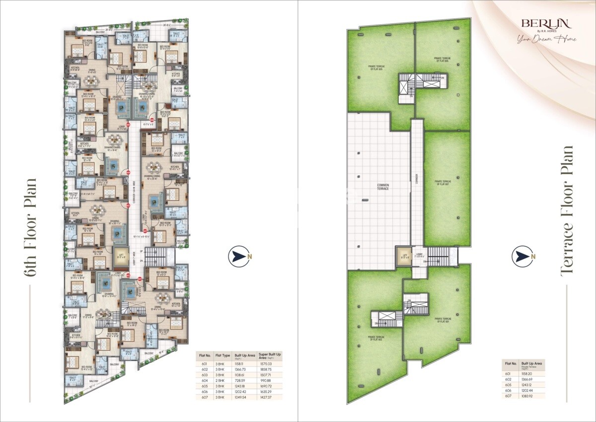 RR Berlin Floor Plans